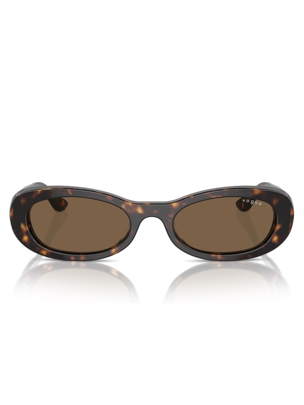 VOGUE EYEWEAR Tortoiseshell Oval Sunglasses